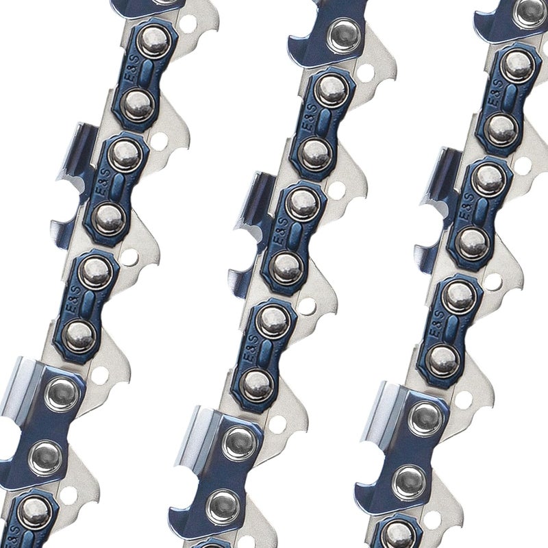 ES 3 Pack 16 Inch Chainsaw Chain .325" Pitch .050" Gauge 66 Drive Links Semi-Chisel Chain Saw Chains for Husqvarna, Poulan, Craftsman, Greenworks and More Chainsaw Brands - Image 2